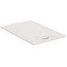Receveur de Douche Extra-Plat Rectangulaire PORCHER Okyris en Grès Fin 140x90cm Blanc - P0217YK - NEUF