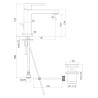 Mitigeur de Lavabo NOBILI Up en Laiton Chromé - UP94118/1CR