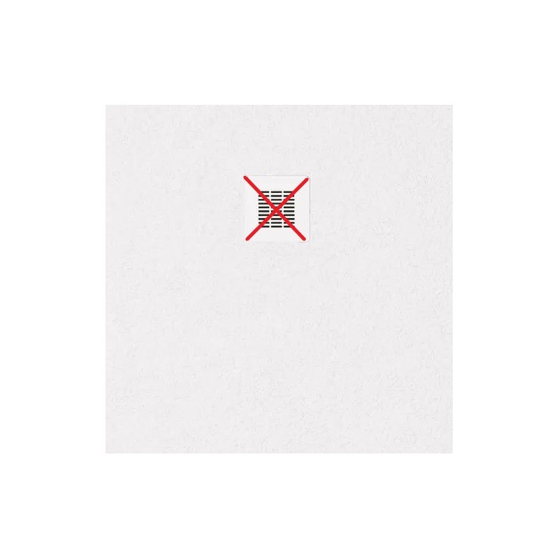 HIDROBOX - Receveur de Douche Carré One Kromat 100X100 - SONS0491-BIA