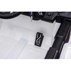 Voiture 4x4 Électrique 2 Places JEEP Wrangler Rubicon Blanche