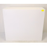 Armoire Basse à Rideaux de Bureau MTI 2 Tablettes Corps et Rideaux Blanc 120x105x43cm - AM1210R-BLC