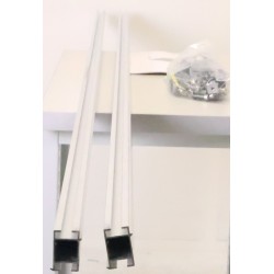 Kit de 2 Profilés Aluminium à Clipper DE DIETRICH Longueur 2083 mm pour Fixation Panneaux Photovoltaïques - 7703232