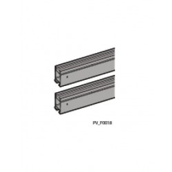 Kit de 2 Profilés Aluminium à Clipper DE DIETRICH Longueur 2083 mm pour Fixation Panneaux Photovoltaïques - 7703232