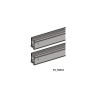 Kit de 2 Profilés Aluminium à Clipper DE DIETRICH Longueur 2083 mm pour Fixation Panneaux Photovoltaïques - 7703232