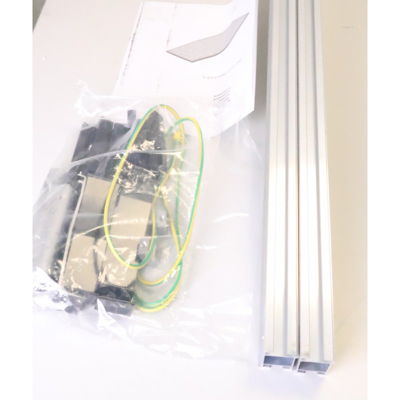Kit de 2 Profilés Aluminium à Clipper DE DIETRICH Longueur 2083 mm pour Fixation Panneaux Photovoltaïques - 7703232