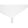 Table de Jardin 160x90cm JARDILINE Corfou Rectangulaire en Aluminium Blanc - TB-2211 - NEUVE