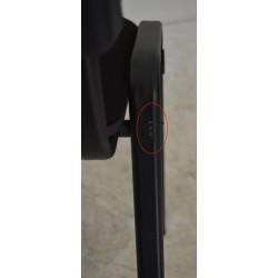 Lot de 4 Chaises de Bureau Réunion MTI Noires Empilables 4 Pieds
