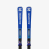 Pack de 2 Skis Slalom SALOMON S/RACE SL 12 165cm Bleu et Blanc