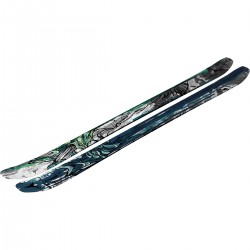 Lot 2 Skis All Mountain ATOMIC N BENT 100 Freeride 188cm Bleu et Gris Sans Fixation