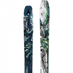 Lot 2 Skis All Mountain ATOMIC N BENT 100 Freeride 188cm Bleu et Gris Sans Fixation - AA0029922188