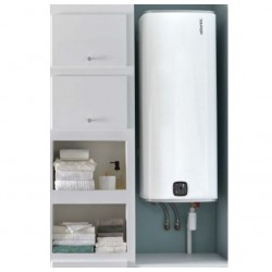 Chauffe-Eau Électrique Carré 120L ATLANTIC Linéo Connecté Stéatite 157214