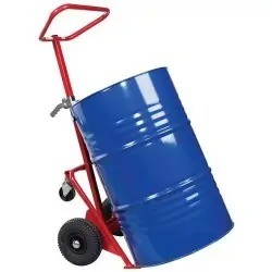 Diable Acier Ergonomique FIMM pour Fûts Capacité 350kg avec Roues Caoutchouc - 840005688