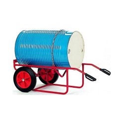 Diable Acier Ergonomique FIMM pour Fûts Capacité 250kg avec Roues Caoutchouc - 840000224