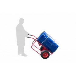 Diable Acier Ergonomique FIMM pour Fûts Capacité 250kg avec Roues Caoutchouc - 840000224