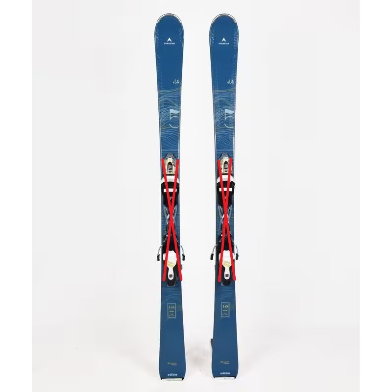 Pack 2 Skis Alpin DYNASTAR E.Lite 5 Femme 162cm Sans Fixations - DAMZ305/Z37 - NEUF Pack 2 Skis Alpin DYNASTAR E.Lite 5 Femme 162cm Sans Fixations - DAMZ305/Z37 - NEUF