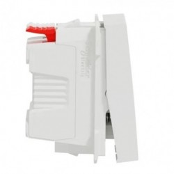 Lot de 4 Interrupteurs à Bouton-Poussoir Lumineux SCHNEIDER Unica 10A 1 Module Blanc Mécanisme Seul - NU310618N