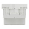 Lot de 10 Prises de Courant 2P+T  SCHNEIDER Unica FR 90° Raccord Rapide Traversant Blanc Mécanisme Seul - NU305918