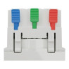 Lot de 10 Prises de Courant 2P+T  SCHNEIDER Unica FR 90° Raccord Rapide Traversant Blanc Mécanisme Seul - NU305918