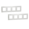 Lot de 2 Plaques de Finition pour 4 Prises SCHNEIDER Unica Studio Blanc - NU200818