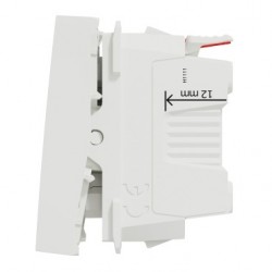 Lot de 5 Interrupteurs Poussoir SCHNEIDER Unica NO 10A Connexion Rapide Blanc 2 Modules Mécanisme Seul - NU320618F