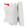 Lot de 5 Interrupteurs Poussoir SCHNEIDER Unica NO 10A Connexion Rapide Blanc 2 Modules Mécanisme Seul - NU320618F
