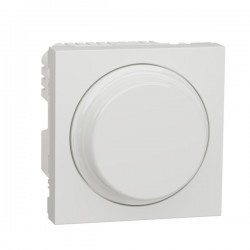 Interrupteur Variateur de Lumière Rotatif SCHNEIDER Unica Universel 230V Blanc - NU351418