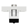 Lot de 2 Prises TV Mâle SCHNEIDER ELECTRIC Unica Simple 2 Modules Blanc