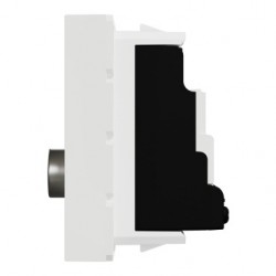 Lot de 2 Prises TV Mâle SCHNEIDER ELECTRIC Unica Simple 2 Modules Blanc - NU346218