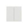 Lot de 4 Interrupteurs Double Va-et-Vient SCHNEIDER Unica 10A Connexion Rapide 2 Modules Mécanisme Seul Blanc - NU321318F