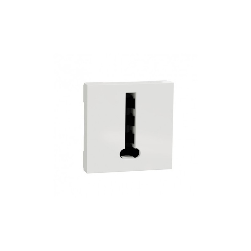 Prise Conjecteur Téléphone en T SCHNEIDER Unica 8 Contacts Mécanisme Seul Blanc