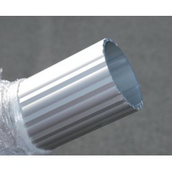 Mât Support pour Panneau de Signalisation en Aluminium Cannelé Ø80mm Hauteur 4m - M80400