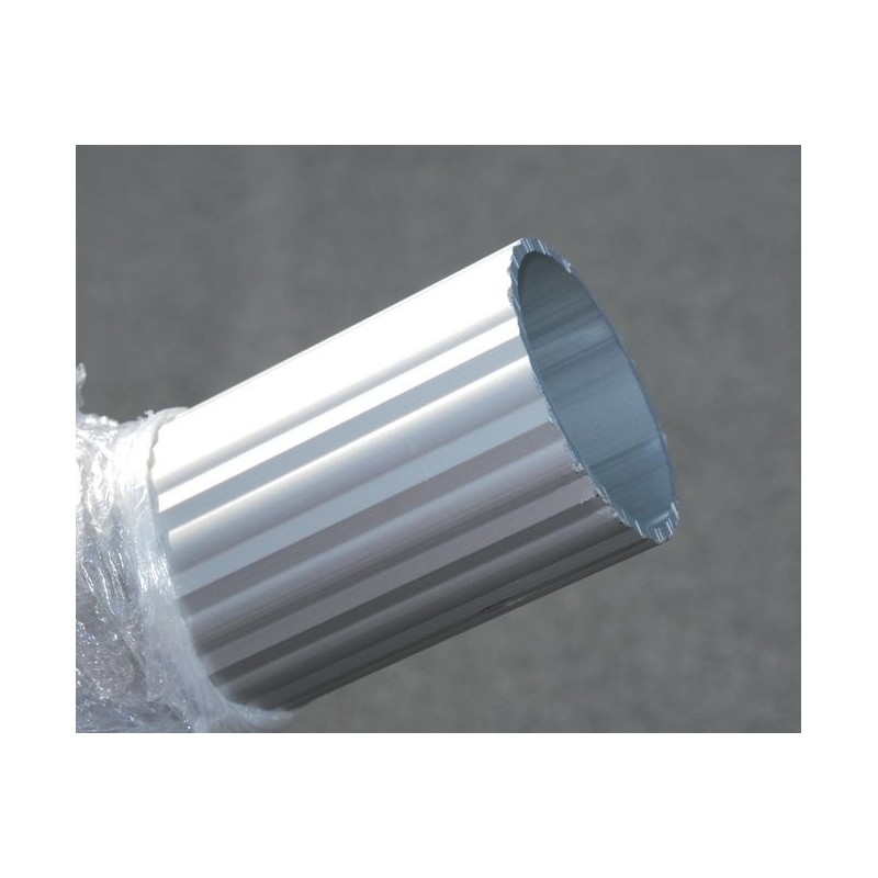 Mât Support pour Panneau de Signalisation en Aluminium Cannelé Ø80mm Hauteur 4m - M80400