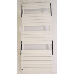 Sèche-Serviettes Eau Chaude 558W ALTERNA Concerto Vertical Mural H1156xL506mm Blanc Mat - 4476381 Sèche-Serviettes Eau Chaude 558W ALTERNA Concerto Vertical Mural H1156xL506mm Blanc Mat - 4476381