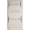 Sèche-Serviettes Eau Chaude 558W ALTERNA Concerto Vertical Mural H1156xL506mm Blanc Mat - 4476381
