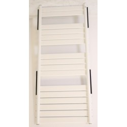 Sèche-Serviettes Eau Chaude 558W ALTERNA Concerto Vertical Mural H1156xL506mm Blanc Mat - 4476381 Sèche-Serviettes Eau Chaude 558W ALTERNA Concerto Vertical Mural H1156xL506mm Blanc Mat - 4476381