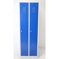 Vestiaire Industrie Propre 2 Colonnes MTI Fermeture Moraillon WMIP2-GB