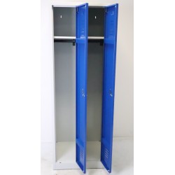 Vestiaire Industrie Propre 2 Colonnes MTI Fermeture Moraillon WMIP2-GB