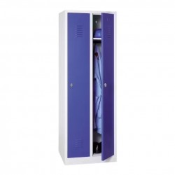 Vestiaire Industrie Propre 2 Colonnes MTI Fermeture Moraillon WMIP2-GB
