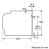 Four Encastrable Multifonctions 71L BOSCH Série 2 Nettoyage Pyrolyse 60x60cm Inox - HBA171BS4F