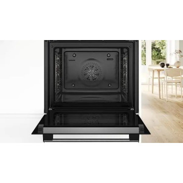 Four Encastrable Multifonctions 71L BOSCH Série 2 Nettoyage Pyrolyse 60x60cm Inox - HBA171BS4F