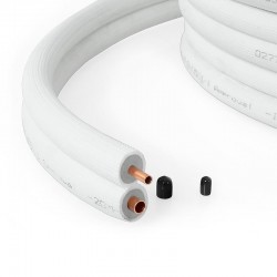 Liaison Frigorifique Isolée Double ENTALPIA Entasplit Duo Cuivre 3/8"-5/8" 0.8/1.0mm M1 Rouleau de 20 mètres - 10008172 - NEUVE