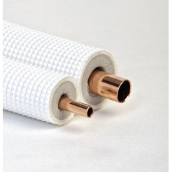 Liaison Frigorifique Isolée Double ENTALPIA Entasplit Duo Cuivre 3/8"-5/8" 0.8/1.0mm M1 Rouleau de 20 mètres - 10008172 - NEUVE