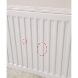 Radiateur Acier Eau Chaude 1703W HENRAD Compact B Type 21 H400xL1400mm Blanc - 113042114