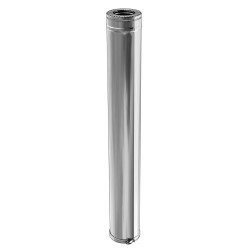 Conduit Isolé Double Paroi TEN Duoten 1000mm Inox 316/304 Ø80/130mm avec Bride - 501088