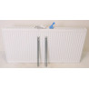 Radiateur Acier Eau Chaude 2745W HENRAD Compact B Type 22 H700xL1400mm Blanc - 0113072214