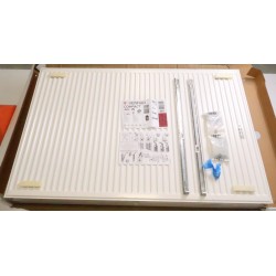 Radiateur Acier Eau Chaude 4668W HENRAD Compact All In Type 22 4T Horizontal 90x140cm - 113093314