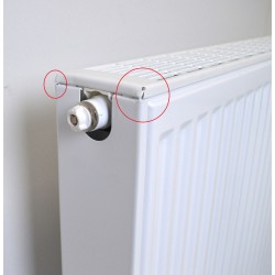 Radiateur Acier Eau Chaude 1318W HENRAD Compact B Type 21 H900xL700mm Blanc - 0113092107