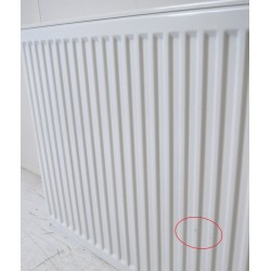 Radiateur Acier Eau Chaude 1318W HENRAD Compact B Type 21 H900xL700mm Blanc - 0113092107