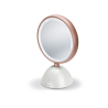 Miroir à Poser Éclairage LED Rechargeable REVLON Double Face Normal et Grossisante X5