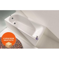 Baignoire Acier Rectangulaire KALDEWEI Eurowa 170x70cm avec Pieds - 119620070001